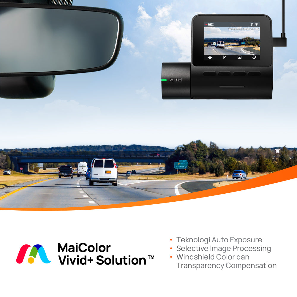 70mai Dash Cam A200 Set Dual-Channel 1080P HDR Fov 130 70mai Night Owl Vision Dashcam Mobil