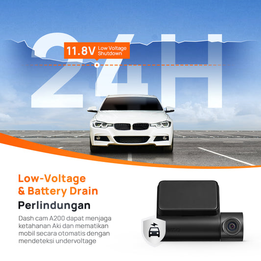 70mai Dash Cam A510 Set Sony Starvis 2 4G Live Control GPS HDR Front 1944P Rear 1080P Dashcam Mobil