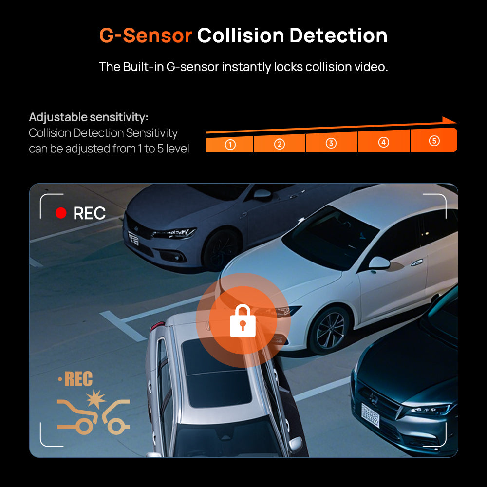 70mai Dash Cam T400 Set Three-Channel 1440P HDR Night Vision Bulit-in GPS Parkir 24 Jam Anti Maling Supercapacitor Voice Control Kamera Mobil